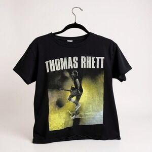 Thomas Rhett Graphic T-Shirt Concert Merch Black Short Sleeve Small Nashville